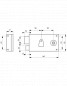 Opbouw nachtschoot slot, 1/2 draai, 140x82 mm, links, 1 sleutel
