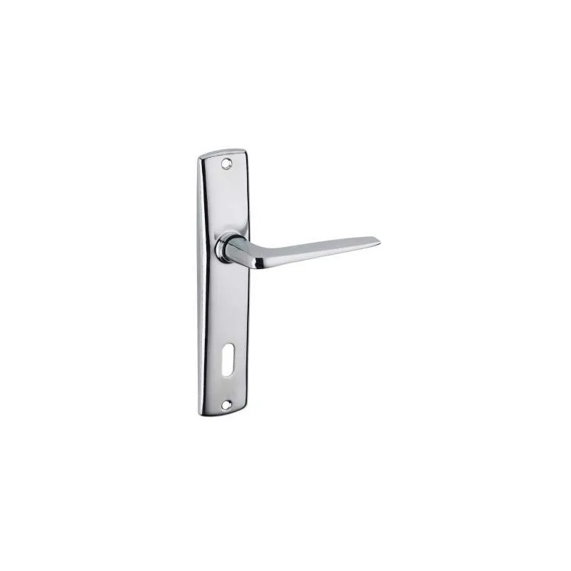 Ares deurgreep chroom, E165, met gat voor BB2 sleutel Ares deurgreep chroom, E165, met gat voor BB2 sleutel
