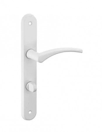 Maniglia della porta, Hebe, laccato bianco, E195, chiusura automatica