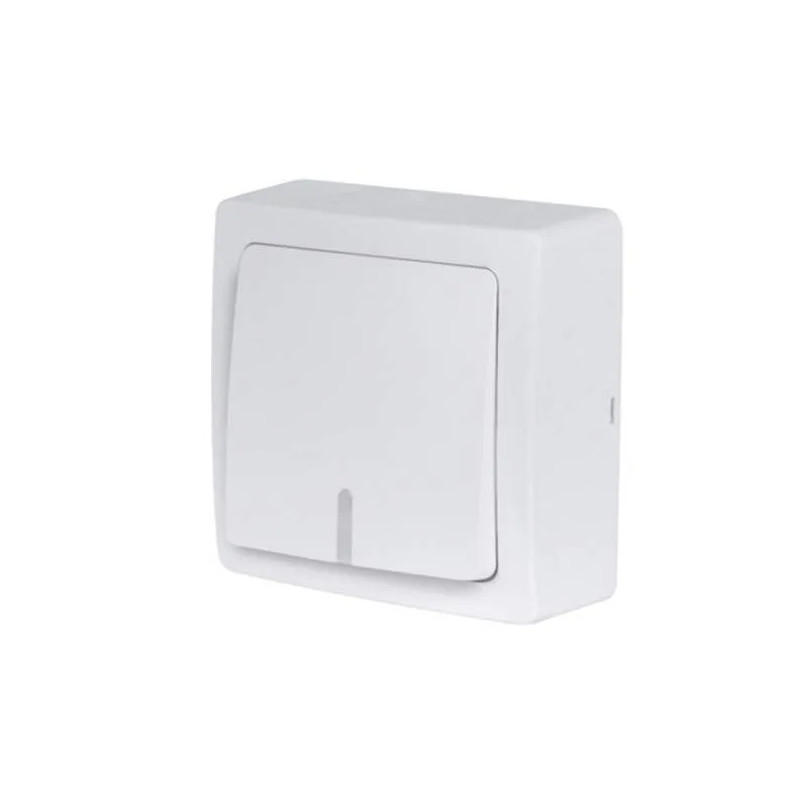 Surface-mounted push button, illuminated with indicator, 10A 250V, BLOK series Surface-mounted push button, illuminated with indicator, 10A 250V, BLOK series