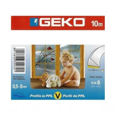 Joint adhésif thermoplastic 2x3m - 1.5 à 7mm Blanc