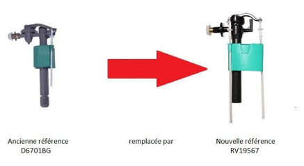 Porcher side-mounted float valve for Aspirambo
