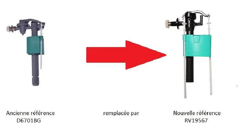 Porcher side-mounted float valve for Aspirambo