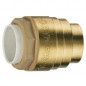 Copper push-fit fitting, 18 mm plug, PUSH IT without soldering