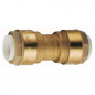 Kupfer-Verschraubung zum Klemmen, gleiches Muffe 16 mm, PUSH IT ohne Löten