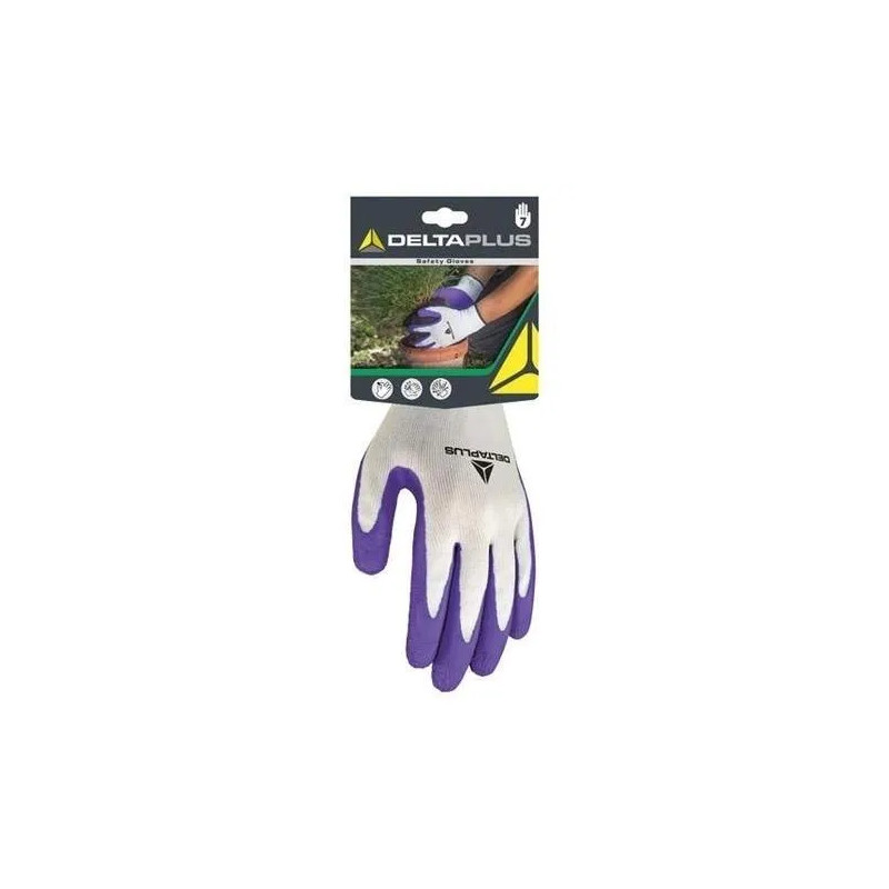 Polyester gebreide tuinhandschoen, palm gecoat met latexschuim, maat 7 Polyester gebreide tuinhandschoen, palm gecoat met latexschuim, maat 7