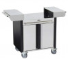 COMBO trolley voor plancha 60 roestvrij staal en zwart ENO