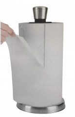 Toallero vertical de papel, acero inoxidable