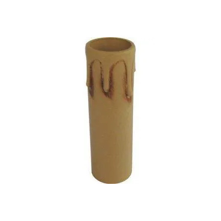 Bougie rustique E14, hauteur 6.5cm