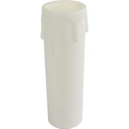 LED Kerze weiß E14, Höhe 8.5cm