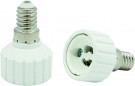 Stopcontactadapter van E14 naar GU10