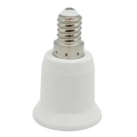 Adaptador de enchufe de E14 a E27