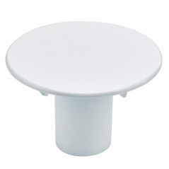 Cubierta de ABS cromado con tubo estanco para el drenaje de 90 mm de diámetro.