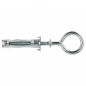 Set van 4 HM 5x37 mm metalen pluggen met 5 mm draadeind
