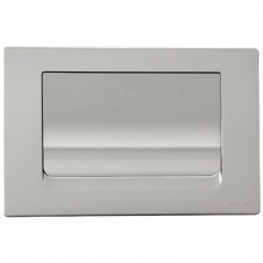 Plaque de commande Chromé mat pour CESAME simple débit