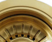 Mandafvoer zonder overloop, diameter 114,3 mm goud 24 satijn