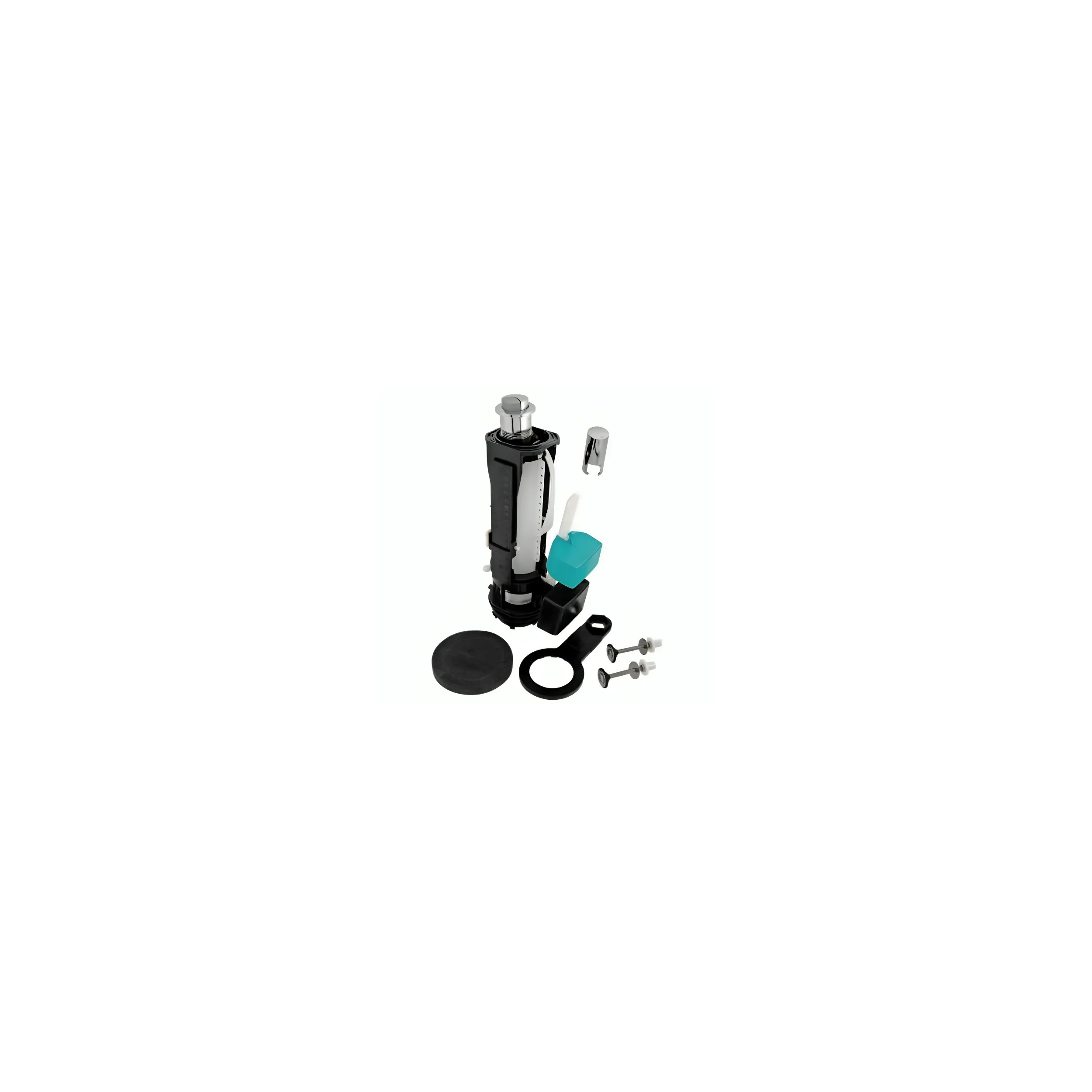 Mécanisme de chasse WC porcher à bouton poussoir double chasse, pour trou 40 - 45 mm IDÉAL STANDARD R6578AA - Image 1/4