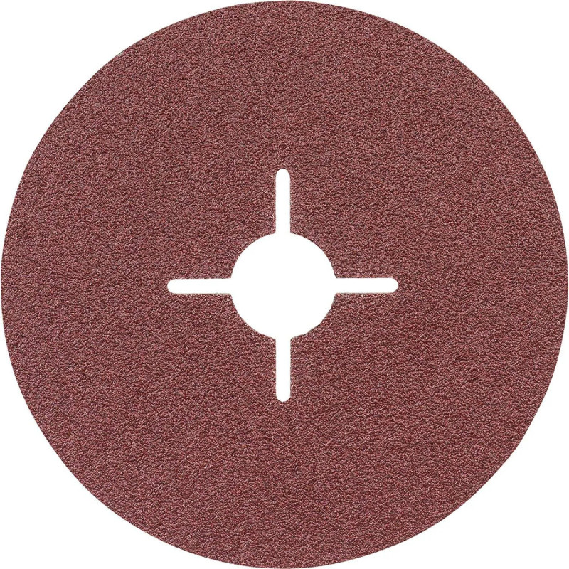 Schijf van vezelmetaal, diameter 125 mm, korrel 80