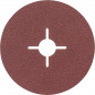 Schijf van vezelmetaal, diameter 125 mm, korrel 80