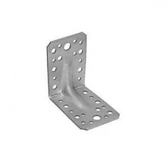 Equerre galva d\'assemblage renforcée 90x90x65x2.5 mm