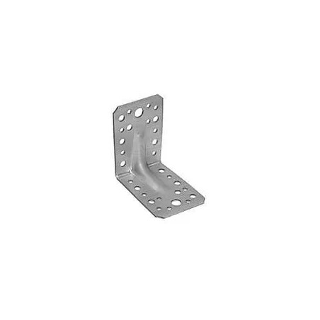 Equerre galva d\'assemblage renforcée 90x90x65x2.5 mm