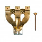 X nummer 4 haak, met pin, 3 stuks