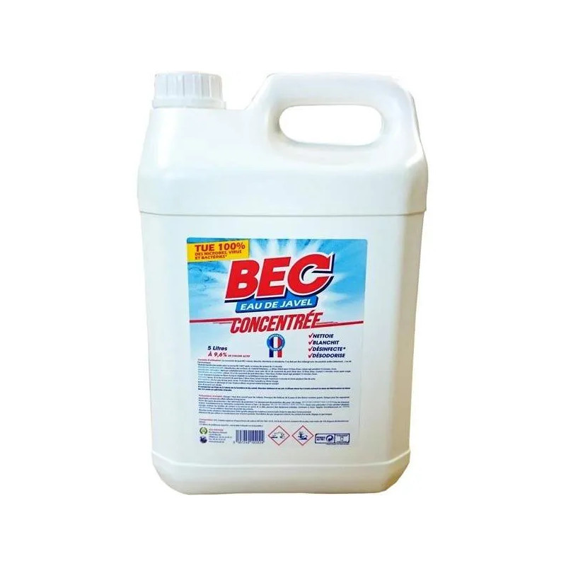 Javel 9.6%, bidon de 20 litres Javel 9.6%, bidon de 20 litres