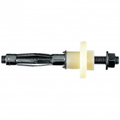 Fixation lavabo sur pied dans support creux WD HM 8x37