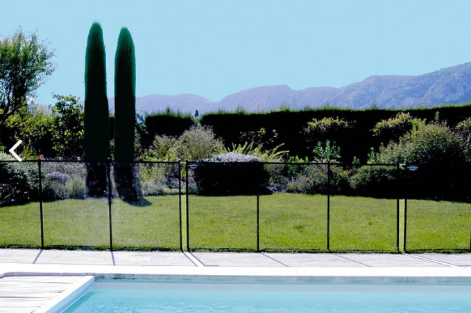 Pool-Schutzgitter NORA schwarz, 3-Meter-Modul