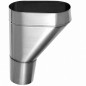 Vaso WC di collegamento in zinco diametro 80 Vaso WC di collegamento in zinco diametro 80