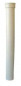 Rechte zandkleurige gietijzeren dolfijn, diameter 80 mm, lengte 1 m