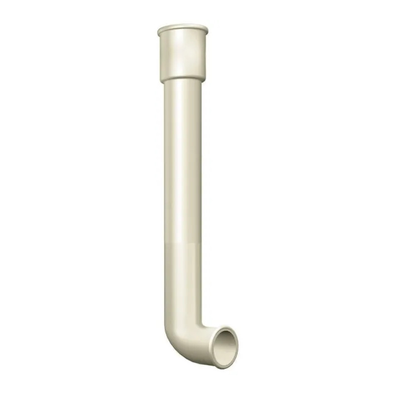Hoekige zandkleurige gietijzeren dolfijn, diameter 100 mm, lengte 1 m