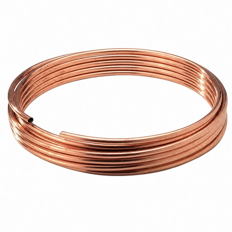 Diámetro de la corona de cobre recocido 10 mm, 50 metros