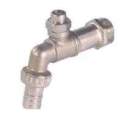Brass tap + head for inlet cover, 20X20