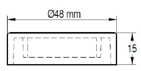 Bedieningsknop voor gootsteenafvoer 1755 ROTOLOGIC1