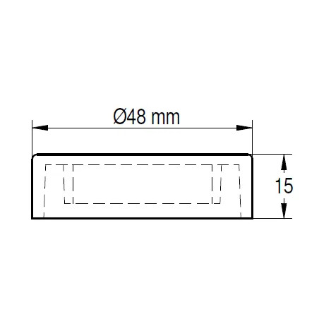 Control knob for sink drain 1755 ROTOLOGIC1