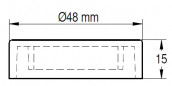 Bedieningsknop voor gootsteenafvoer 1755 ROTOLOGIC1