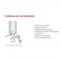 Initio 1200w verticale elektrische boiler 50 liter, d.470 mm h.560