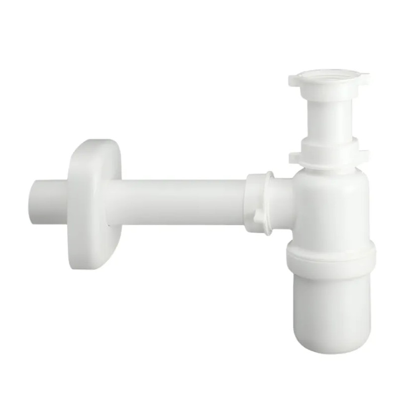 Flesafsluiter, wit, voor professionele gootsteenafvoer, 40x49