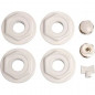 Accessoireset voor witte radiator 26x34, 12x17