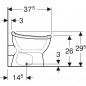 Geberit Bambini babyschaal 37,5 cm