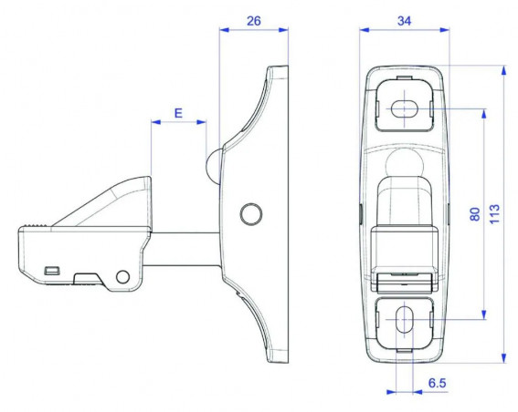 Bouton poussoir double touche