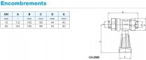 Disconnecteur Socla CA2096 DN 15x21