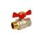 valve-a-sphere-brass-pn40-male y-female lever-butterfly-red-08x13 - Sferaco - Référence fabricant : SFEVA570002