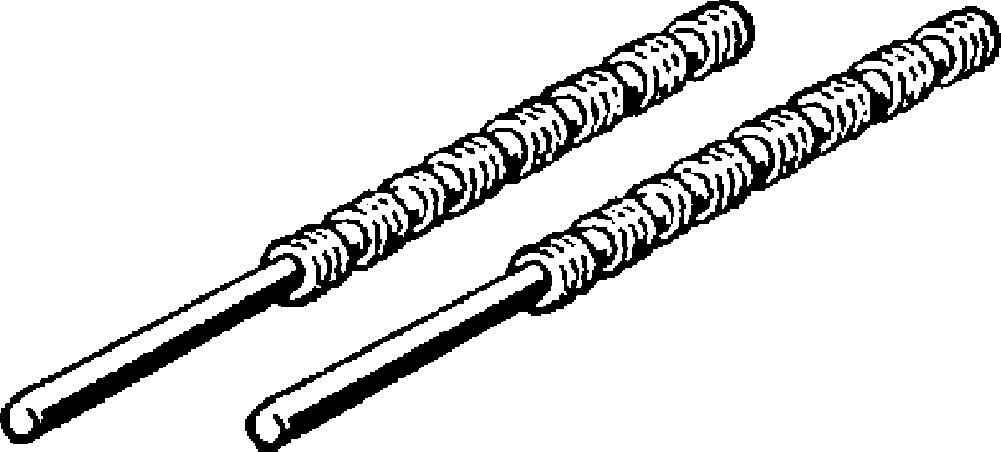 Set of control rods for VIEGA ECO-PLUS support frame from 1999 to 2019
