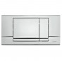 RIVA DUO Schwab wall-mounted flush plate for concealed WC, dual flush, chrome