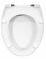 Aanpasbare toiletzitting SELLES model Atlantis, wit