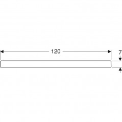 Geberit Renova rechteckige Duschwanne zum Aufstellen 1200x900x70mm.