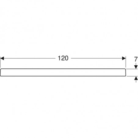 Plato de ducha rectangular Geberit Renova 1200x900x70mm.