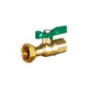 Brass ball valve with rotating nut PN20 double female, F20X27-F15X21